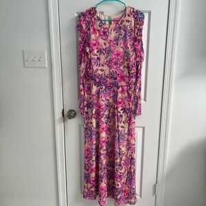 Lilly Pulitzer Preslie Long Sleeve Mesh Midi Dress